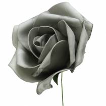 daiktų Putplasčio rožė pilka Ø15cm 4vnt