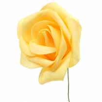 daiktų Foam Rose Yellow Ø15cm 4 vnt