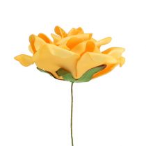 daiktų Putplasčio rožė Ø15cm geltona 4vnt