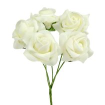 Foam Rose Ø4,5cm Kremas 36 vnt
