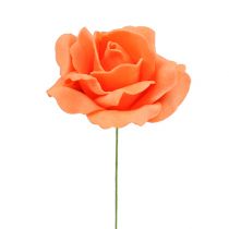 daiktų Putplasčio rožė Ø 6cm oranžinė 27p