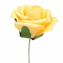 daiktų Putplasčio rožė Ø7,5cm geltona 18p