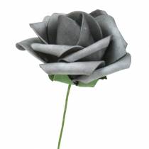 Putplasčio rožė Ø7,5cm įvairių spalvų 18vnt
