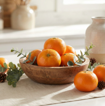 daiktų Dirbtiniai mandarinai dekoratyviniai vaisiai dirbtiniai vaisiai Ø6cm H5cm