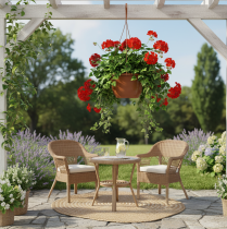 daiktų Pakabinamas krepšelis Ø25cm terakotos