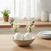 daiktų Balti vištienos kiaušiniai, 10 vnt.