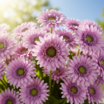 daiktų Dirbtinės gėlės Gerbera Garden Dirbtinės gėlės Violetinė 47cm