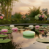 daiktų Plaukiojanti žvakė, dekoratyvi šventėms ir nuotaikoms, 8 cm, 8 vnt.