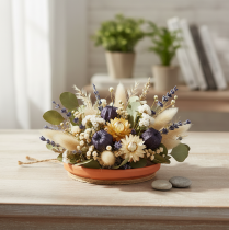 daiktų Keraminis padėkliukas, dekoratyvinis terakotinis dubuo Ø7,5cm