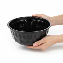 daiktų Virtuvės dekoracija, juoda torto forma, metalinė, Ø23 cm