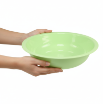 daiktų Dekoratyvinis metalinis dubuo, žalias, emalio imitacijos metalinis dubuo, Ø29 cm