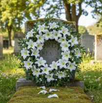 daiktų Lelija ant vielos, vidutinė, 25 vnt.