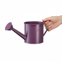 daiktų Dekoratyvinė laistytuvė, violetinio metalo, vazonas, Ø13,5 cm, aukštis 12,5 cm