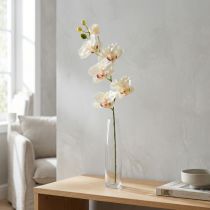 daiktų Orchid Phalaenopsis dirbtinės 6 žiedų kreminės rožinės spalvos 70cm
