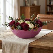 daiktų Plastikinis dubuo, rožinis, 39 cm x 13 cm, aukštis 13 cm