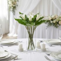 daiktų Calla Lely Kalla Dirbtinės Gėlės Baltos Egzotiškos Gėlės 34cm