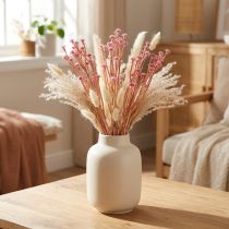 daiktų Curry Herb Immortelle Artificial Pink L28cm 12 vnt 1 kek