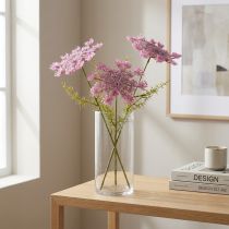 daiktų Dirbtinis šilko gėlių krapų augalas moderniam interjero dizainui 70 cm