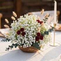 daiktų Balta Gypsophila dirbtinė L30cm 12vnt