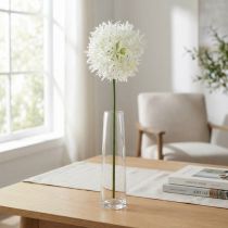 daiktų Dekoratyvinis svogūnas Allium dirbtinis baltas Ø12cm H62cm