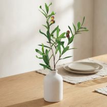 daiktų Alyvuogių šakelė dirbtinė alyvuogių dekoratyvinė šakelė 45cm