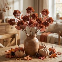 daiktų Riebalai vištiena Red Sedum Stonecrop Dirbtinės gėlės 41cm 3vnt