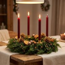 daiktų Eglės vainikas Thuja su pumpurų pagrindu vynmedžio vainikas Ø50cm