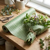 daiktų Šilkinė gėlė 50 cm languota žalia 5 kg