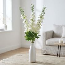 daiktų Delphinium White Dirbtinės Delphinium Silk Gėlės Dirbtinės gėlės 3vnt