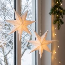 daiktų Puansetijos langas, popierinės žvaigždės Kalėdos, sulankstoma žvaigždė Ø21cm 4vnt