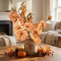 daiktų Dirbtiniai augalai „Heuchera“ su apvaliais lapais, rudeniniai, 66 cm