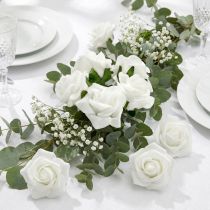 daiktų Foam Rose Ø 3,5cm balta 48 vnt