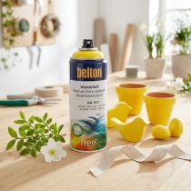 daiktų Belton bevandenis lakas geltonas blizgus purškiamas rapsų geltonas 400ml