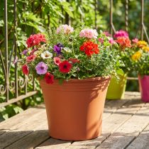 daiktų Puodas “Irys” plastikinis terakotinis Ø33cm H27,5cm 1 vnt