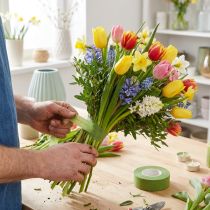 daiktų „Oasis® Floral Tape“ gėlių juosta, šviesiai žalia, 26 mm, 27 m