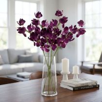 daiktų Mokara orchidėja violetinė 50cm dirbtinė 6vnt