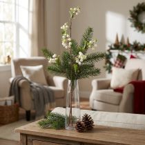 daiktų Dirbtinis žirnių krūmas snowberry L74cm