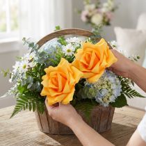 daiktų Foam Rose Ø15cm Geltona 4 vnt