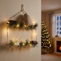 daiktų Sienų apdaila Kalėdinės mikro LED lemputės 35×85cm