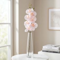 daiktų Dirbtinė Orchid Pink Phalaenopsis Real Touch 83cm