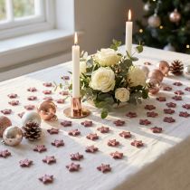 daiktų Mini išsklaidytos dekoracijos žvaigždės dekoracijos žėrutis rožinė 1,5cm 144 vnt