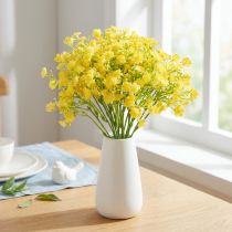 daiktų Gypsophila paniculate gipso žolė geltoni žiedai L46cm 4 vnt