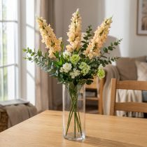 daiktų Snapdragon Dirbtinė gėlė Šilkinė gėlė Snapdragons Pink Cream L92cm