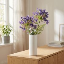 daiktų Agapanthus Afrikos lelija Dirbtinės gėlės Violetinė L75cm 2vnt