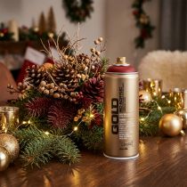 daiktų Dažai purškiami raudoni purškiami dažai akriliniai dažai Montana Gold Royal Red 400ml