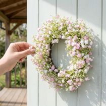 daiktų Dirbtinis gėlių vainikas durų vainikas sienų apdaila Ø30cm H6cm
