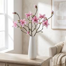 daiktų Dirbtinė gėlė Magnolijos šakelė Magnolijos Dirbtinė rožinė 59cm 3vnt