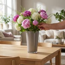 daiktų Vaza "Fizzy" platinos pilka Ø20cm H35cm 1 vnt