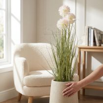 daiktų Dirbtinės gėlės dekoratyvinis rutulinis žiedas aliuminis dekoratyvinis svogūnas dirbtinis 78cm