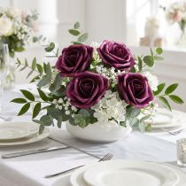 daiktų Foam Rose Purple Ø15cm 4 vnt
